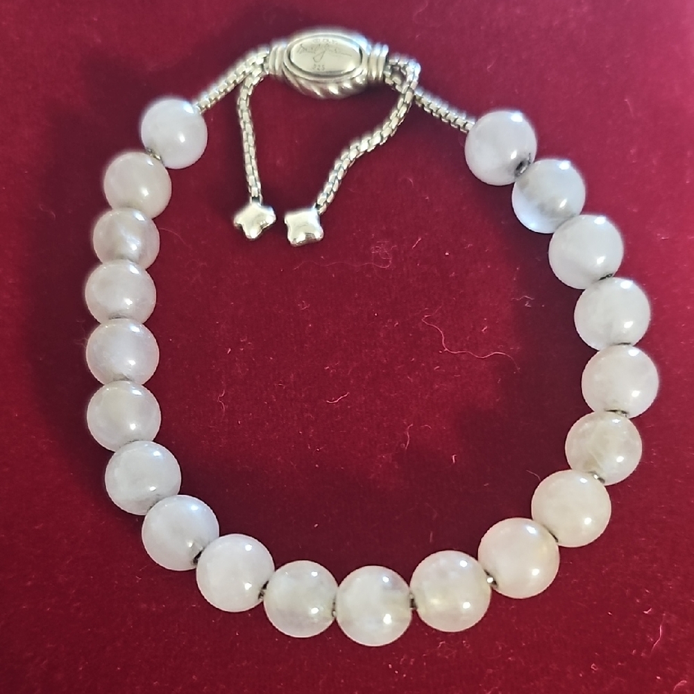 David Yurman Rose Quartz Bracelet
